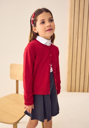 Next, SCALLOPED EDGE SCHOOL - Kardigan - red