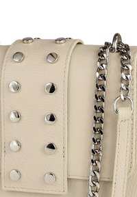 DrachenLeder Umhängetasche - beige weiß