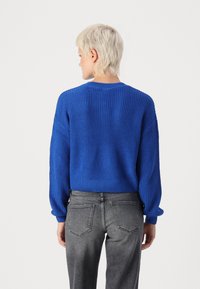 Noisy May NMMAYSA O NECK - Svetrík - lapis blue
