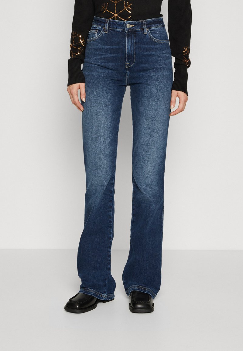 Even&Odd Tall Flared Jeans dark blue denim/darkblue denim Zalando.de