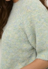 Kaffe Stickad tröja - evergreen