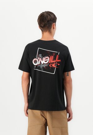 GRAPHIC UNISEX - Print T-shirt - black out