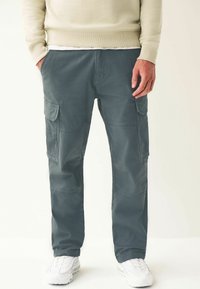Next REGULAR FIT STRAIGHT LEG STRETCH - Chino - mottled blue