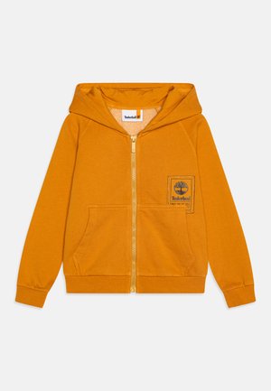HOODED - Sweater met rits - yellow boots