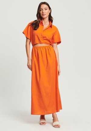 BETHANY  - Blusenkleid - tangerine