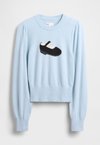 GAP SANDY LIANG CASHSOFT CROP SWEATER - Jumper - harbor blue