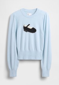 GAP SANDY LIANG CASHSOFT CROP SWEATER - Trui - harbor blue