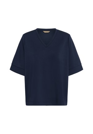 Culture, CUHILDE CHABRINA T-SHIRT - T-shirt basic - dress blues