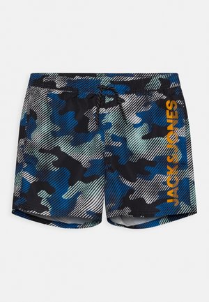CRETE JJSWIM CAMO LOGO - Swimming shorts - navy blazer