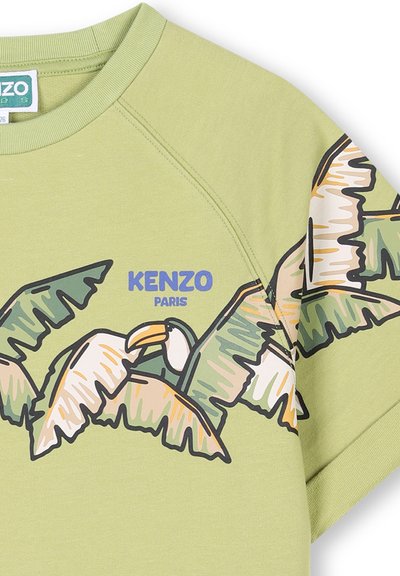 KENZO kids LIGHTWEIGHT - T-shirt imprimé - fern