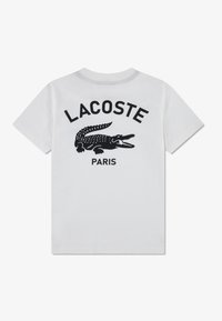 Lacoste GRAPHIC CORE TEE - T-shirts med print - farine