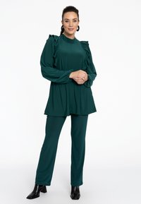 YOEK Langarmshirt - dark green