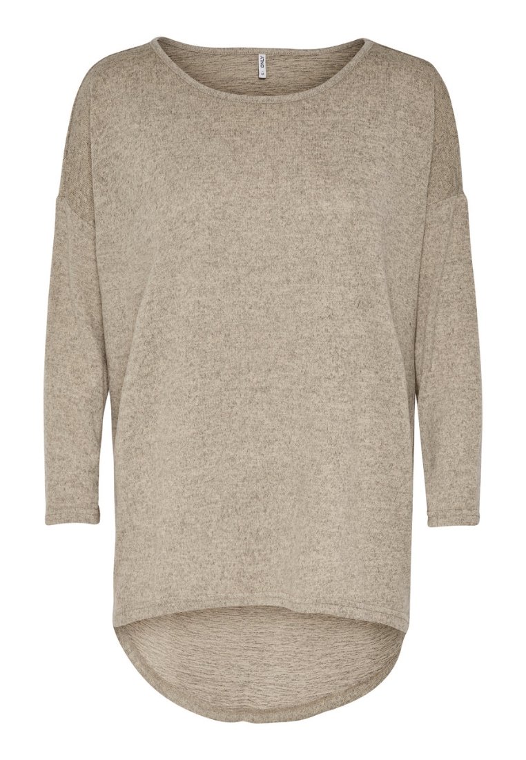 ONLY ONLELCOS SOLID NOOS - Langærmet T-shirt - beige