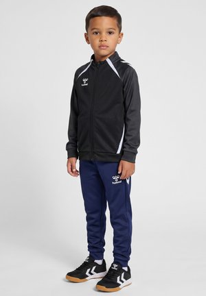 Hummel, HMLLEAD 2.0 TRACK ZIP KIDS - Træningsjakke - black asphalt