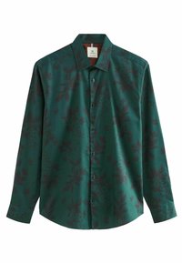 Unselected, forest green black floral
