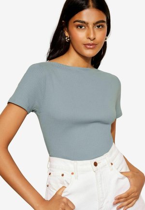 Friends Like These SHORT SLEEVE  BOAT NECK PETITE - T-Shirt basic - blue