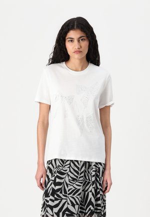 ONLGRY O NECK TEE - Tričko s potlačou - cloud dancer