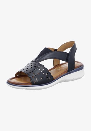 KRETA - Sandalias de cuña - blau