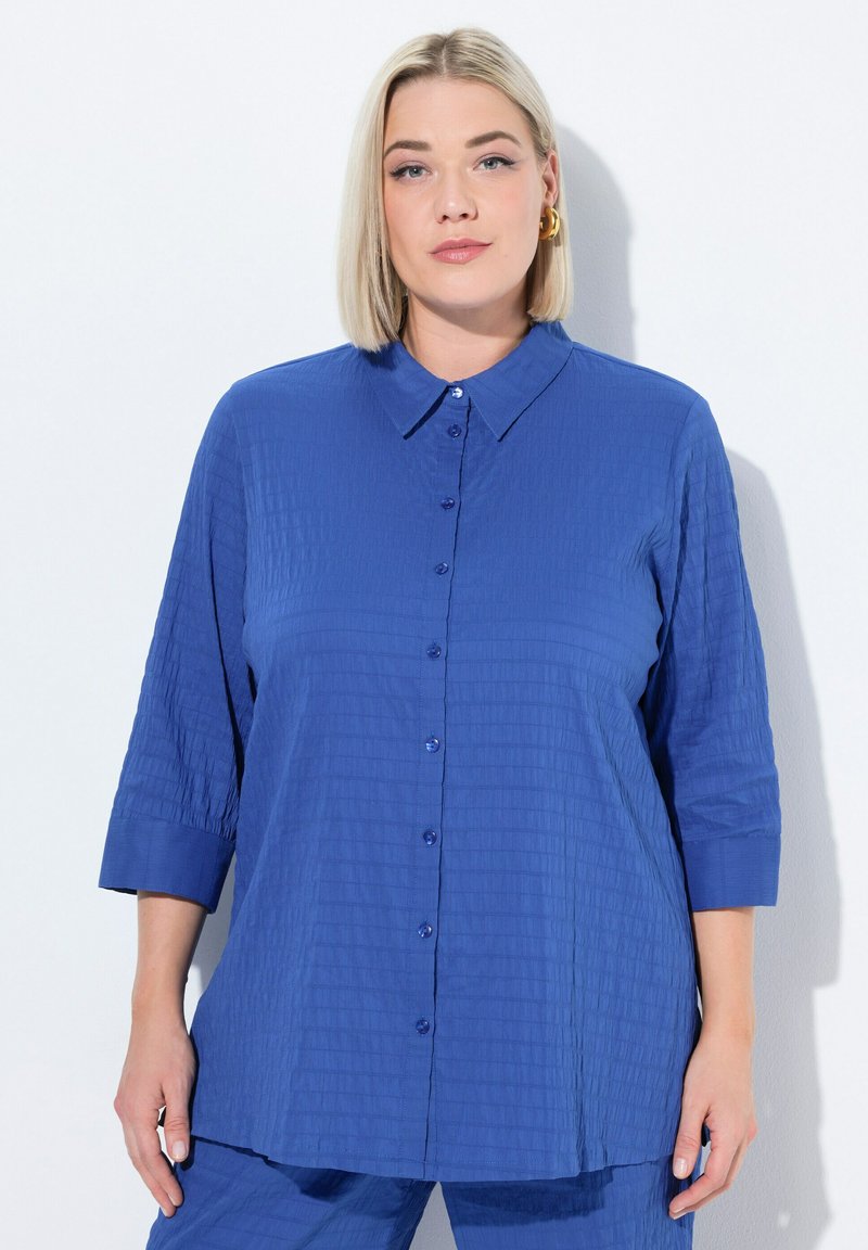 Ulla Popken BUBBLE - Camicia - blue