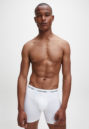BRIEF 3 PACK - Boxershorts - black / white / grey heather