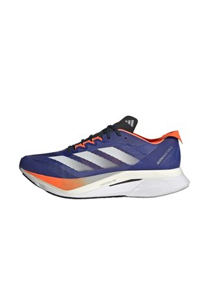 ADIZERO BOSTON 12 - Road running shoes - lucid blue   cloud white   impact orange