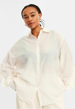 WITH FRILL - Hemdbluse - off-white