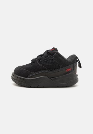 JORDAN FLIGHT COURT UNISEX - Trainers - black/varsity red/medium brown