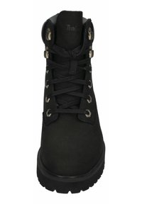 Timberland Enkellaarsjes met plateauzool - black