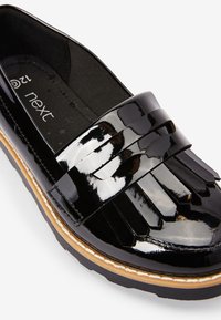 Next PATENT WIDE FIT LOAFERS - Scarpe senza lacci - black