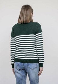 Dona x Lisa COL ROND RAYURES KAROLE - Pullover - vert foncé