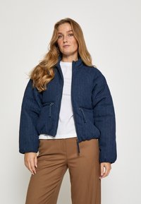 PUFFER - Farkkutakki - dark blue rinse