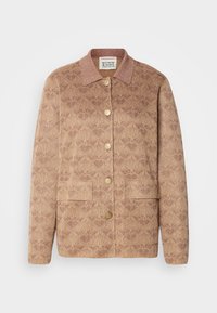 MONOGRAM JACKET - Kardigan - desert sand