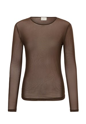 Kaffe, KACHAI T-SHIRT - T-shirt à manches longues - coffee bean