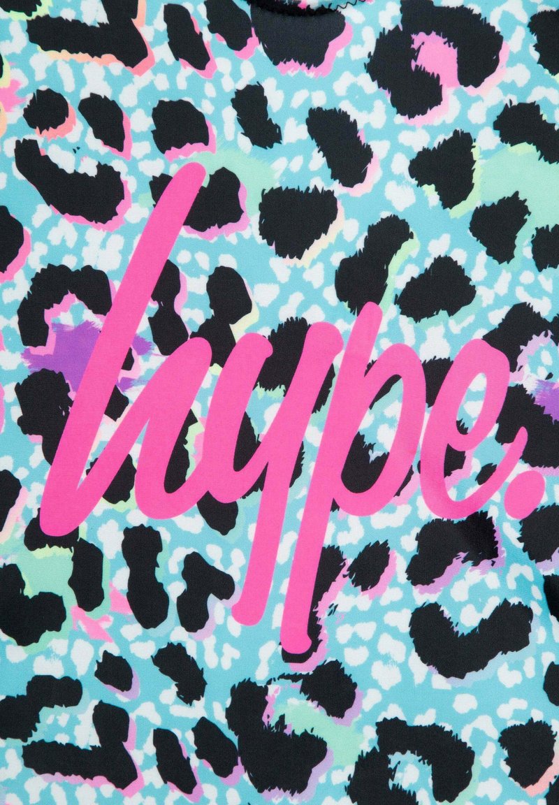 Kinder Bikinis | Hype LEOPARD SCRIPT Badeanzug blue/blau - HC92765 Kinder Bikinis | Hype LEOPARD SCRIPT Badeanzug blue/blau - HC92765
