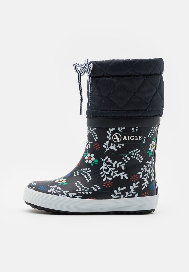 GIBOULEE PRINT - Gummistøvler - dark blue