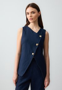 WITH BUTTON DETAIL - Smanicato - dark blue