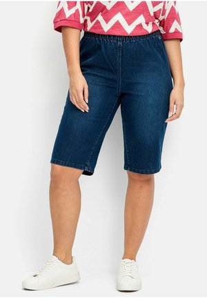 Jeansshort - dark-blue denim