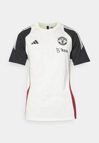 MANCHESTER UNITED TIRO - Majica kratkih rukava s printom - off white/black