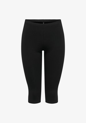 ONLY, CAPRIS ONLLIVE TIGHT FIT SHORTS - Lühikesed püksid - black