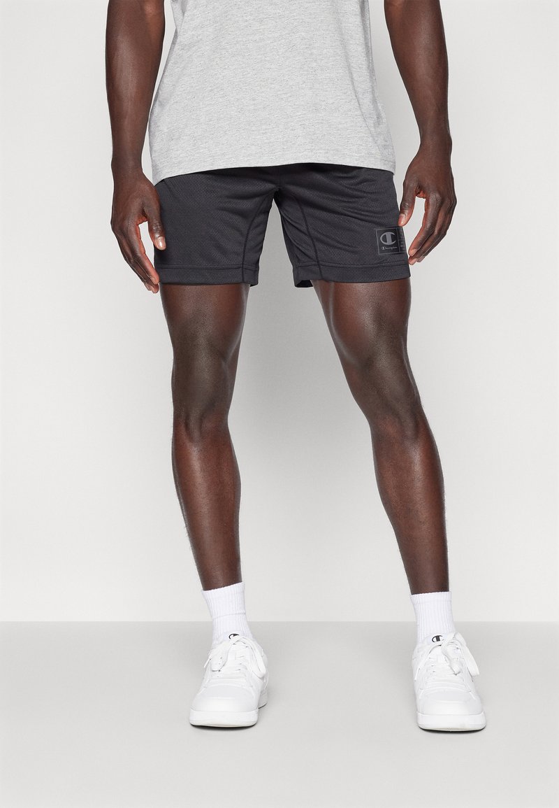 Champion TRAIN SHORTS BERMUDA SMALL LOGO - Sporta šorti - black
