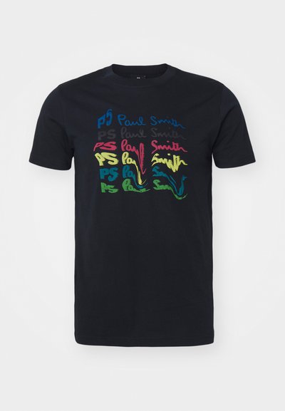 PS Paul Smith MENS SLIM FIT - Print T-shirt - blues