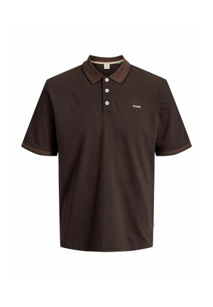 Jack & Jones, POLOSHIRT PLUS SIZE POLOSHIRT - Polo - hot fudge