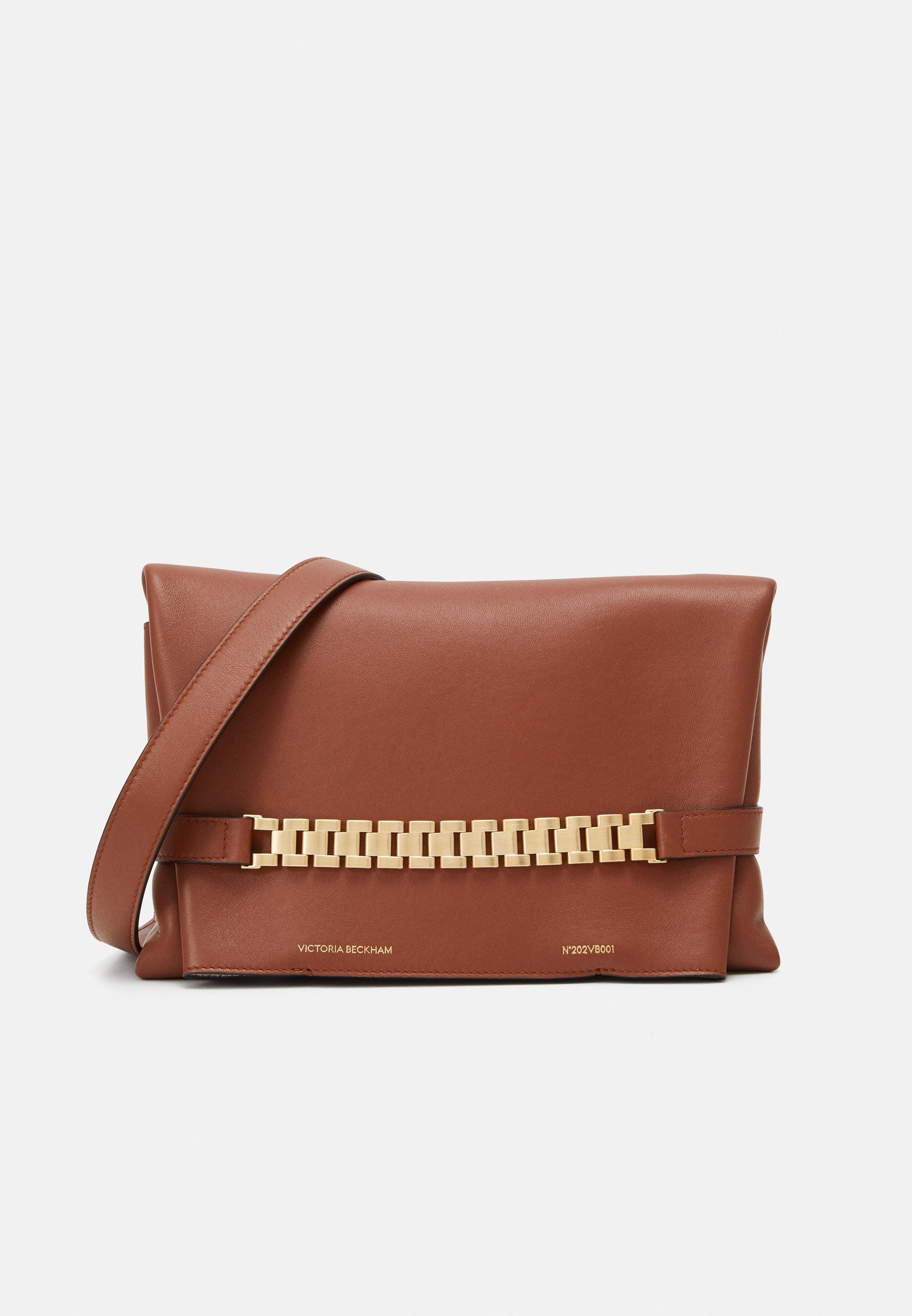 Victoria Beckham CHAIN POUCH - Sac à main - russet/cognac - ZALANDO