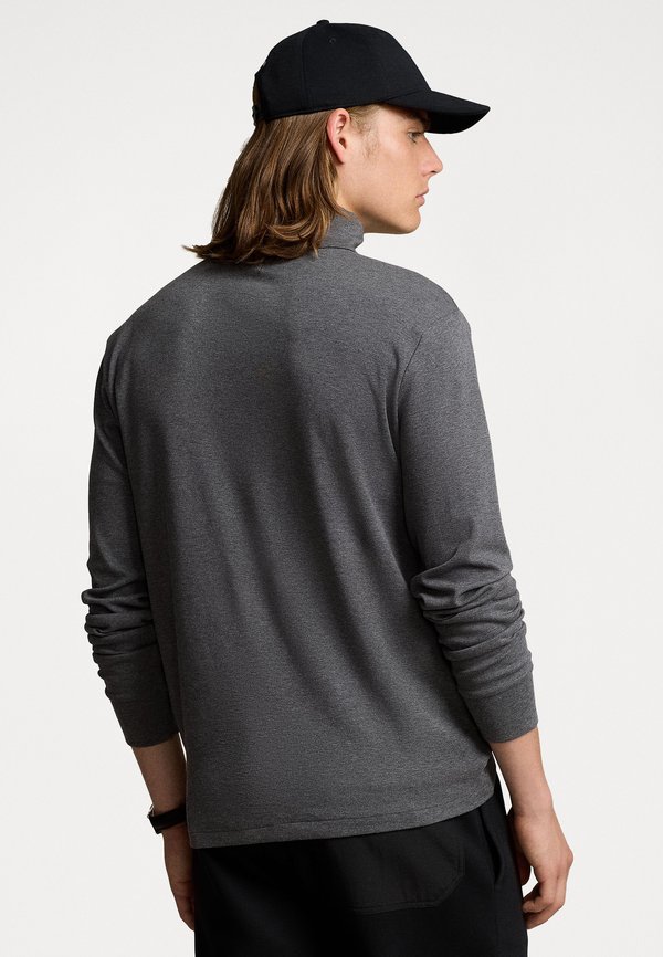 SOFT COTTON ROLL NECK - Long sleeved top - barclay heather4