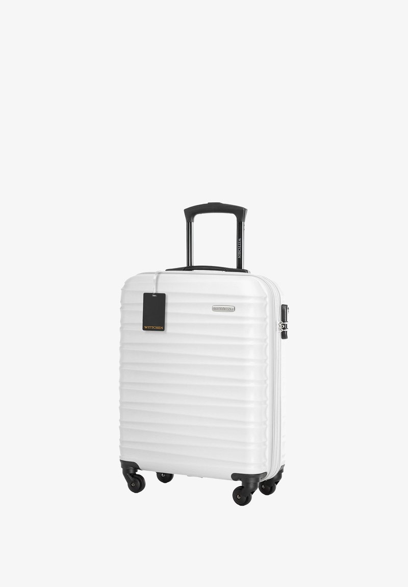 WITTCHEN SMALL SUITCASE WITH LUGGAGE TAG - Bagage / koffer - white