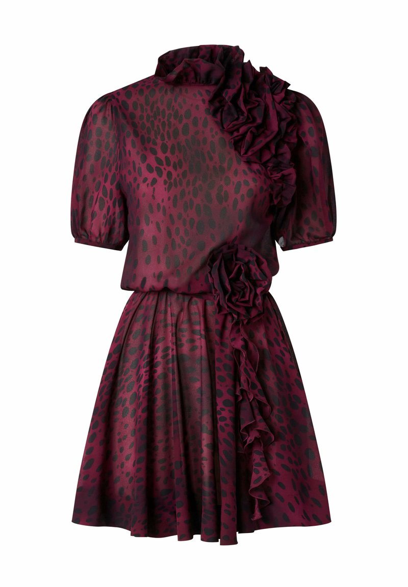 pinko Jurk bordeauxrood