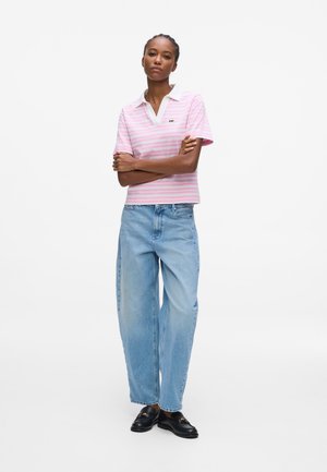 KARL LAGERFELD, IKON STRIPE - Πόλο - blue/lilac