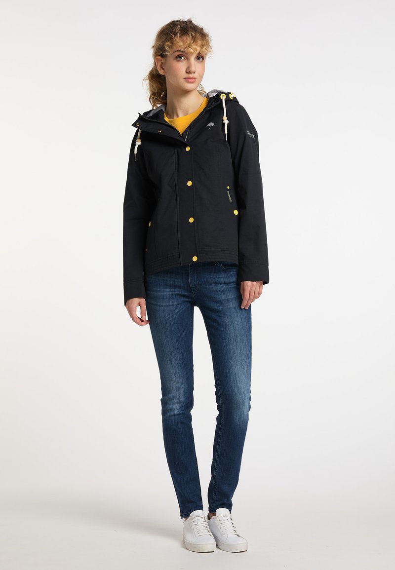 Damen Leichte Jacken | Schmuddelwedda SCHMUDDELWEDDA WILOWE Regenjacke / wasserabweisende Jacke schwarz - HP06260 Damen Leichte Jacken | Schmuddelwedda SCHMUDDELWEDDA WILOWE Regenjacke / wasserabweisende Jacke schwarz - HP06260