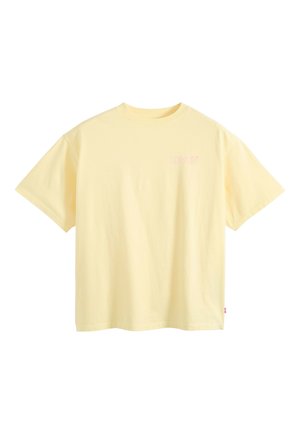 Levi's®, LSE_GRPH SHORT STACK TEE LSE_STARDUST FR - T-shirt print - lse stardust front logo back print vw egret - yell