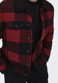 Only & Sons Vinterjakker - dark red
